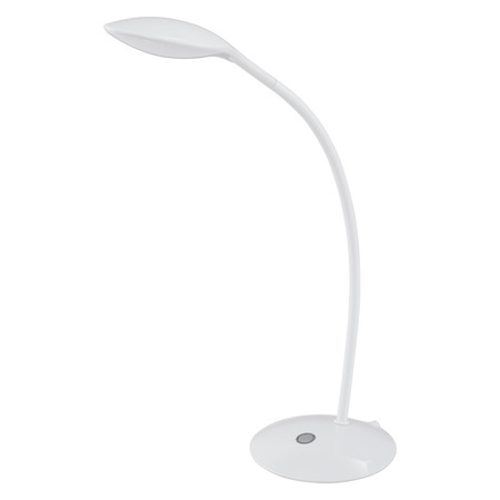 EGLO White 11 1/4in. Wide Single Light LED Desk Lamp Calpo 1 Collection 93891A